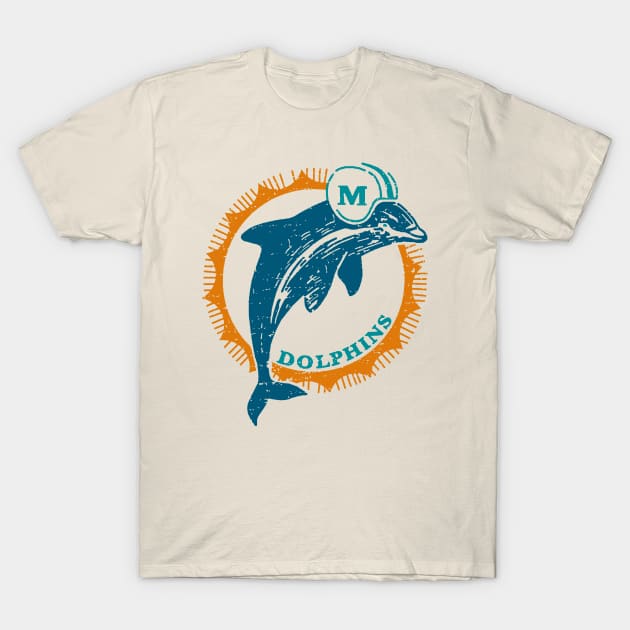 Miami Dolphins 1965 Retro T-Shirt by onimod